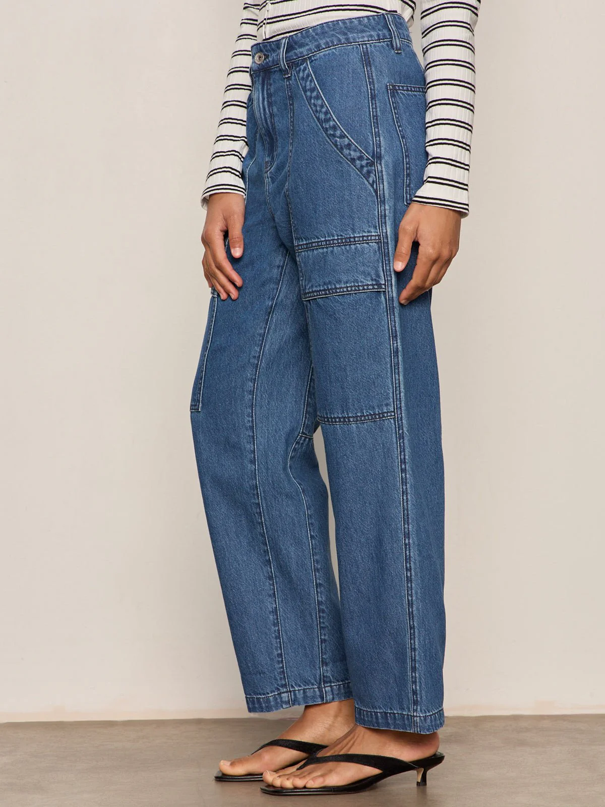 Boyfriend Utility Jean High Noon - Image 2