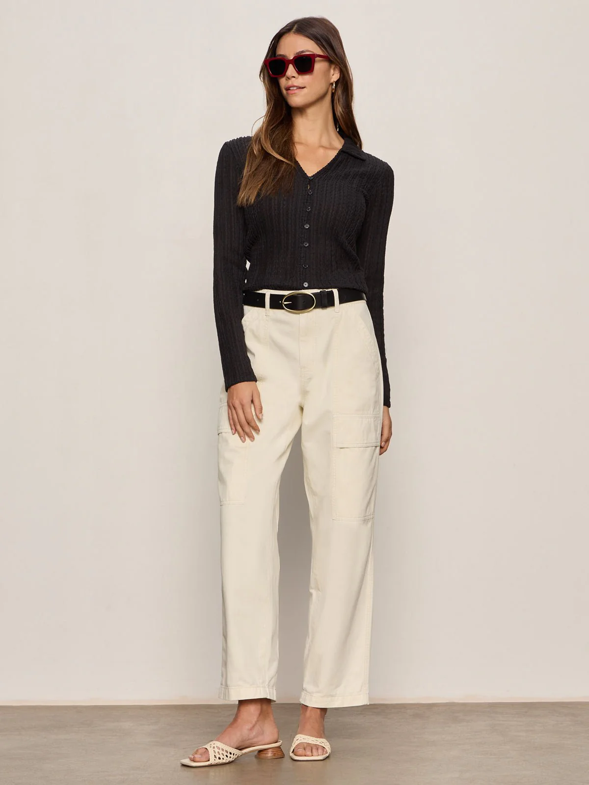 Boyfriend Utility Pant Collagen - Image 6