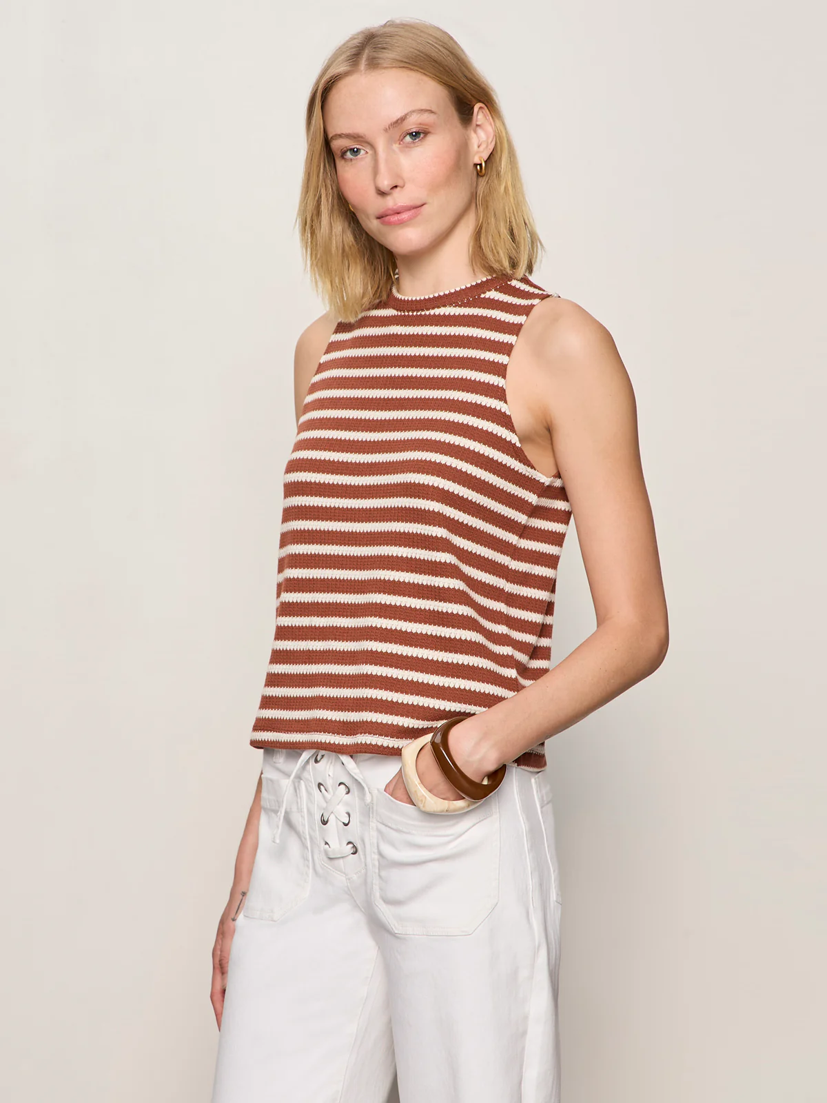 Campari Tank Clay Stripe - Image 3