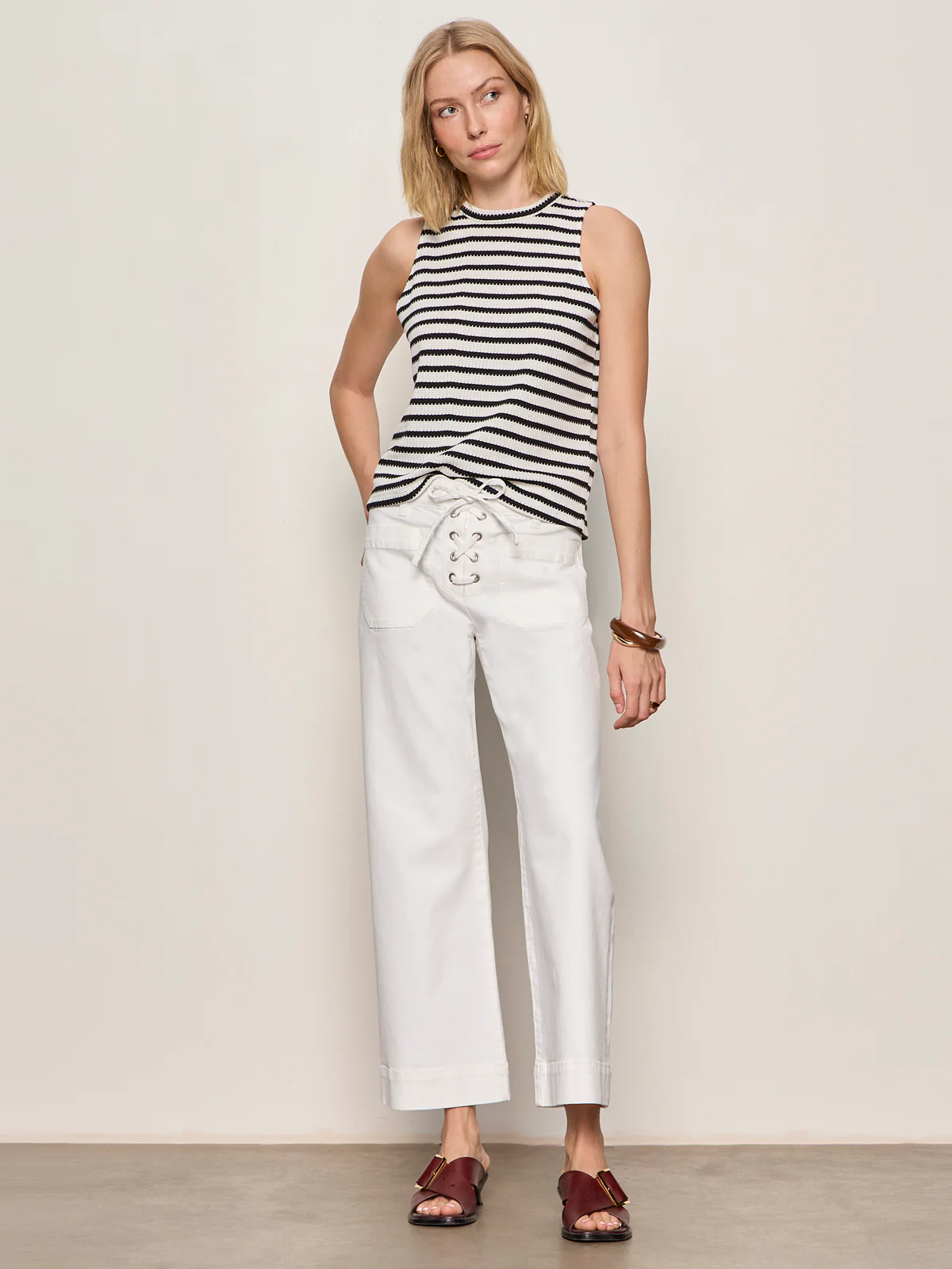 Campari Tank Macrame Stripe - Image 4