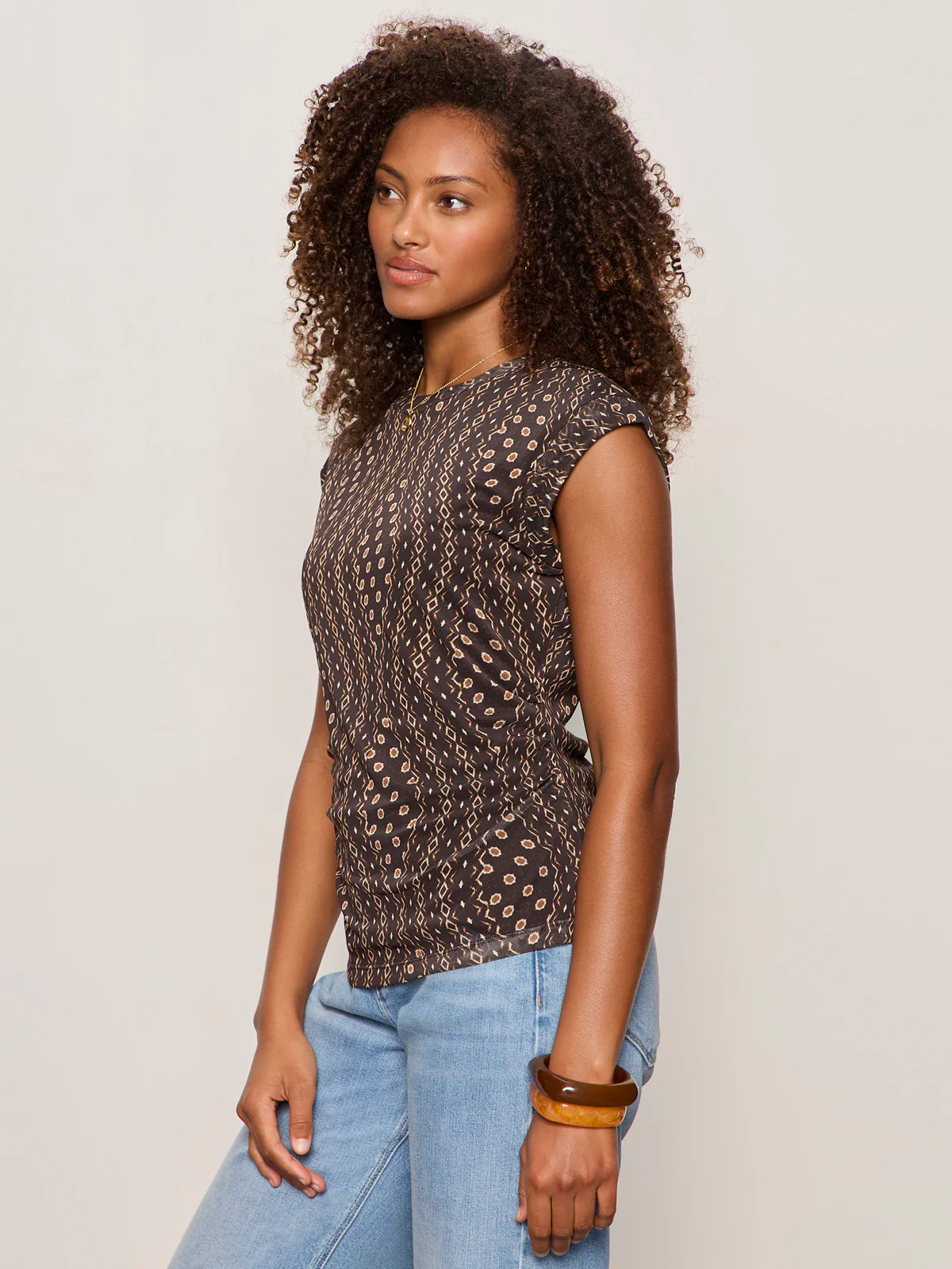 Charisma Dolman Mesh Tee Rhythmic - Image 3