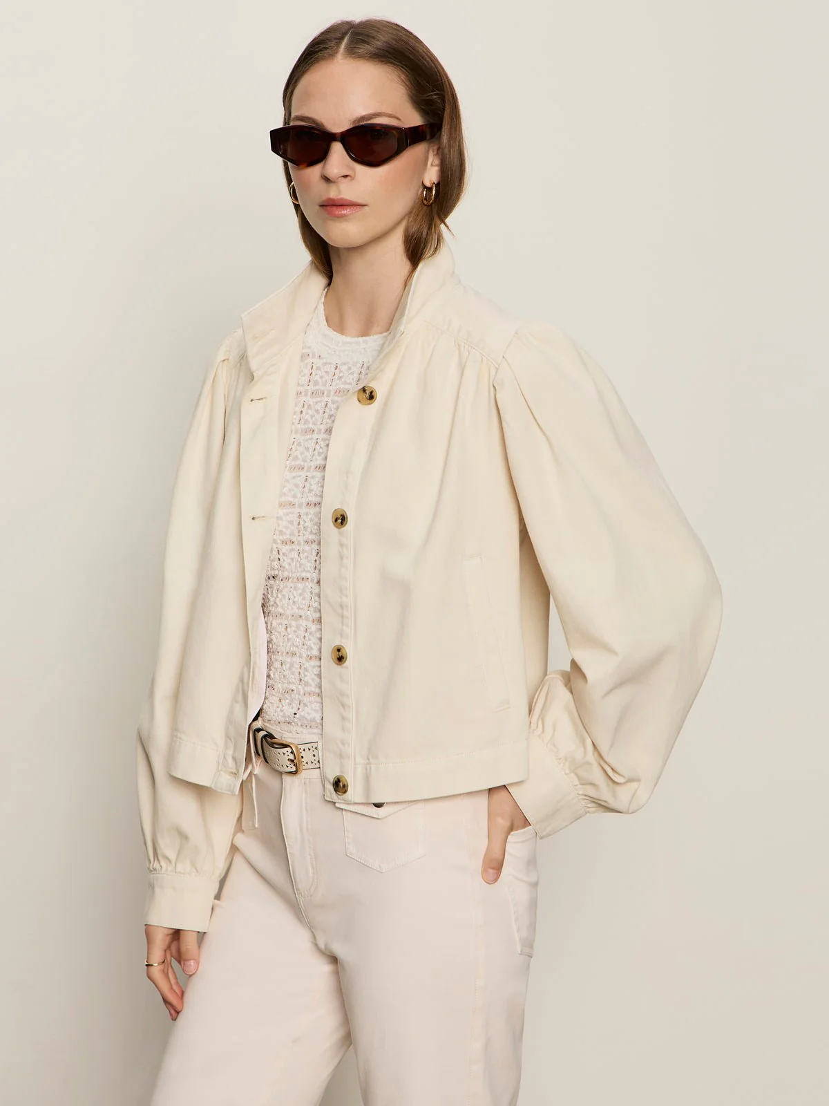 Charlotte Twill Jacket Collagen - Image 3