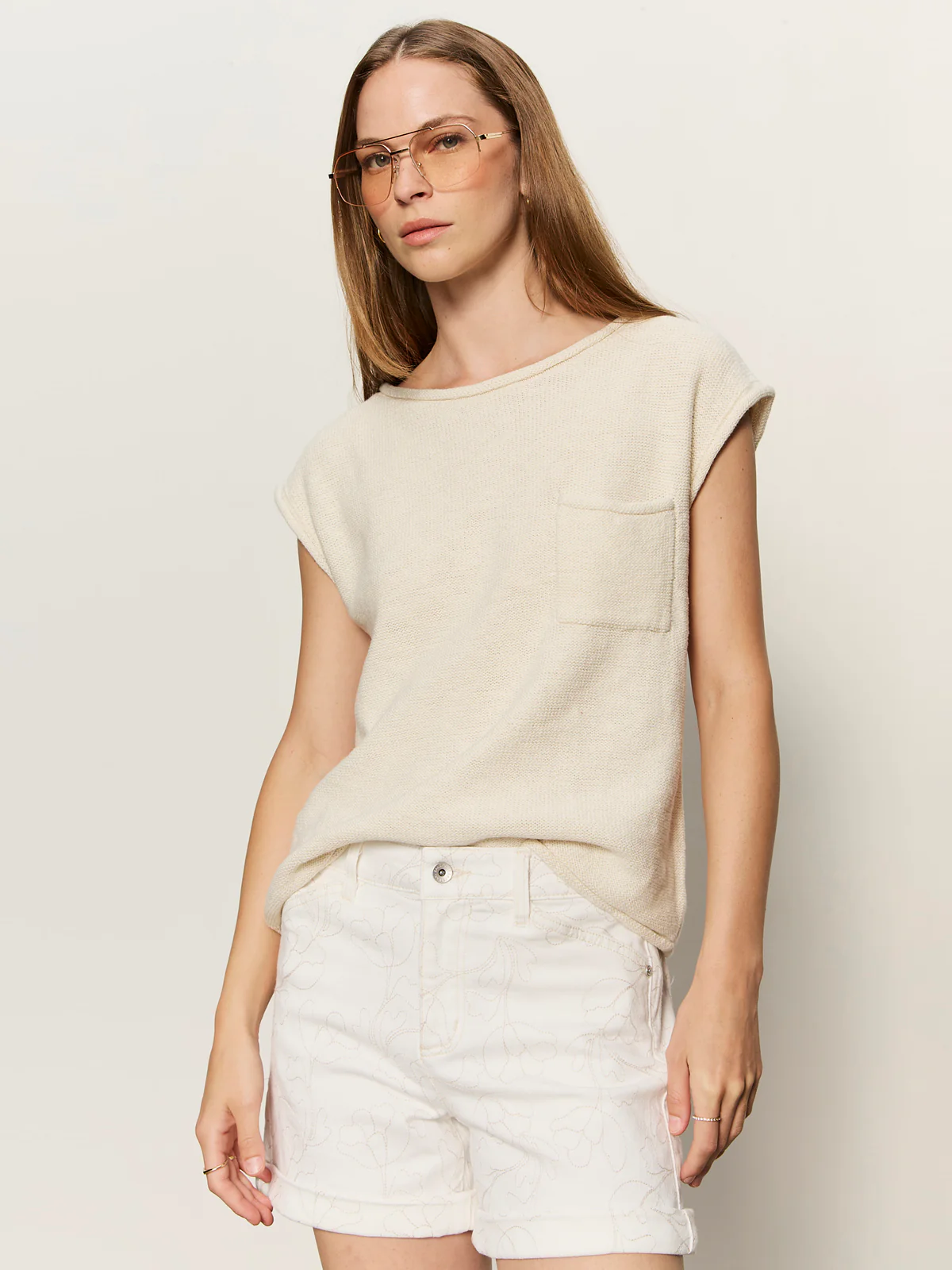 Easy Sweater Tee Collagen
