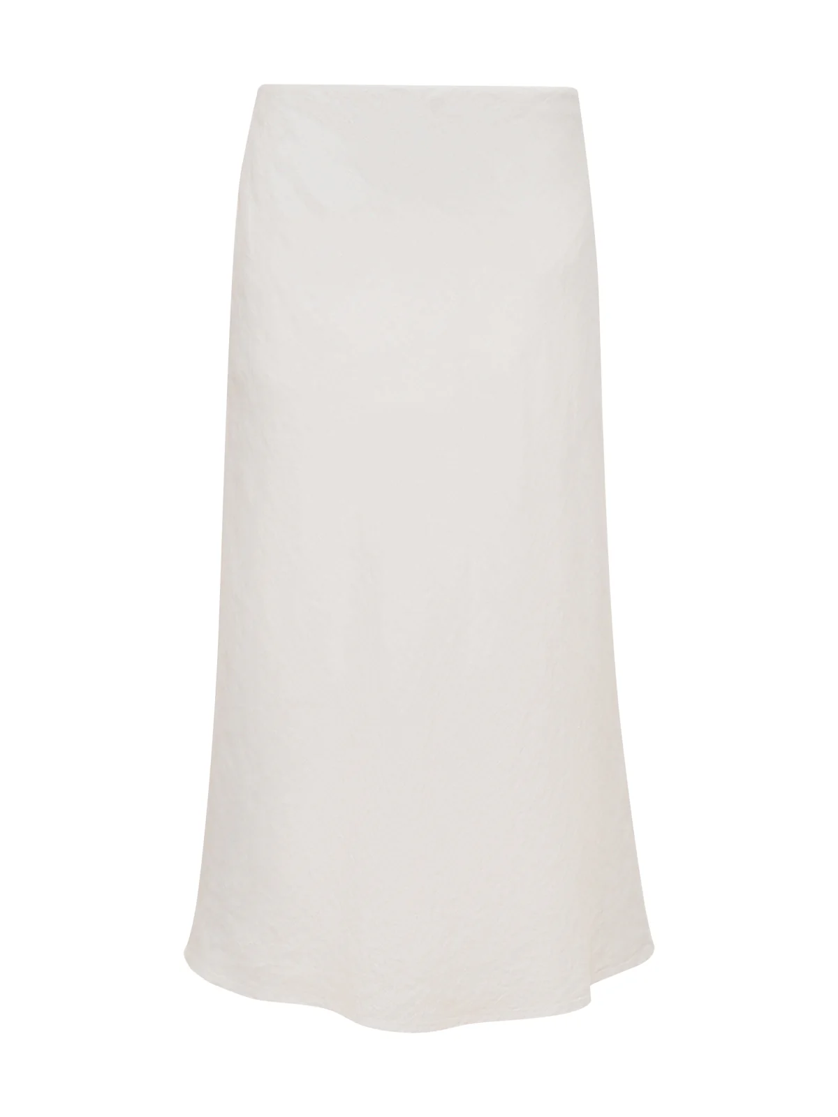 Everyday Linen Slip Skirt White - Image 7