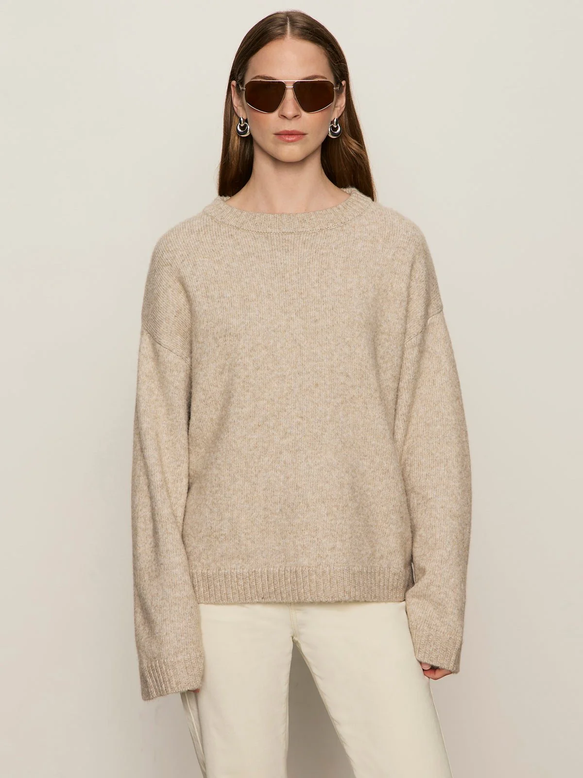 Go-To Sweater Heather Wheat - Image 3