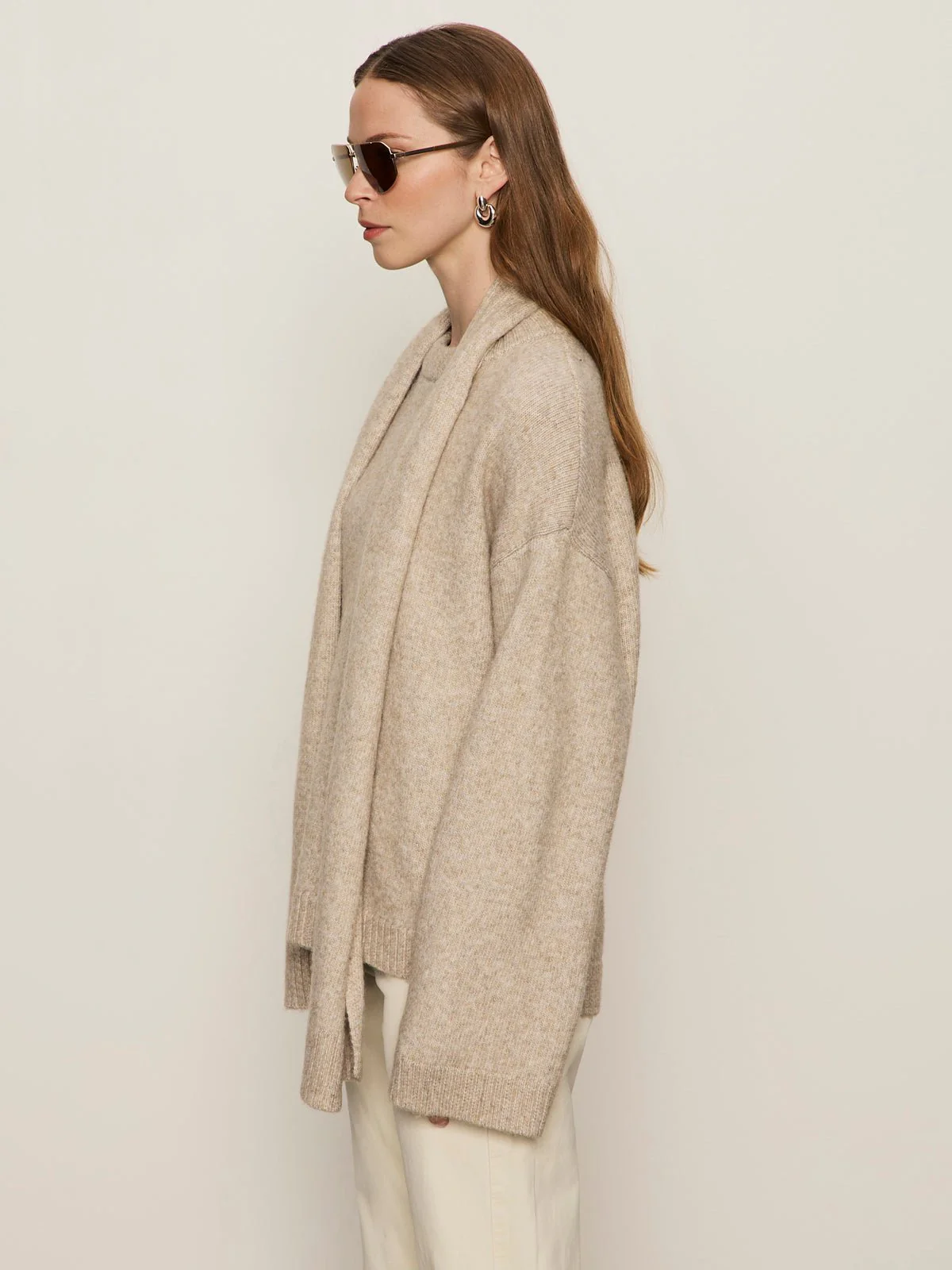 Go-To Sweater Heather Wheat - Image 4