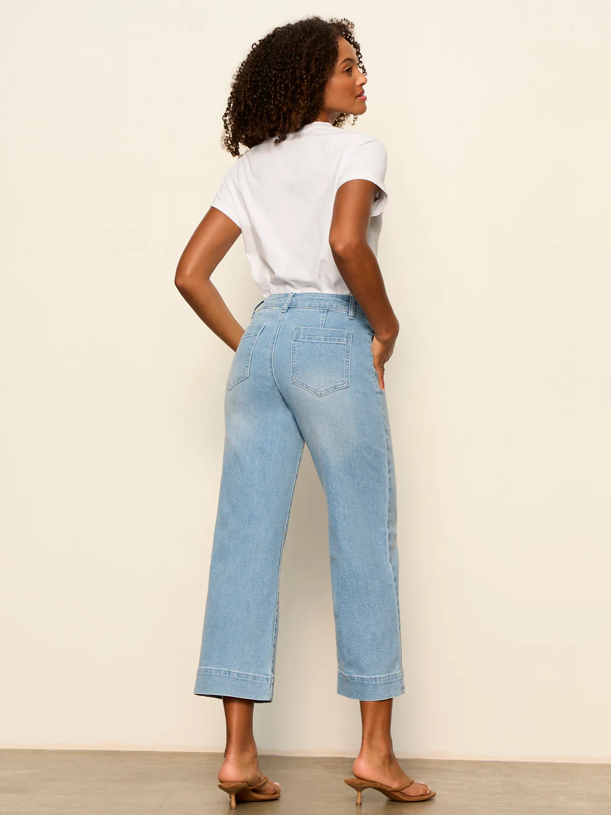 Lace Up Timeless Tee White - Image 3