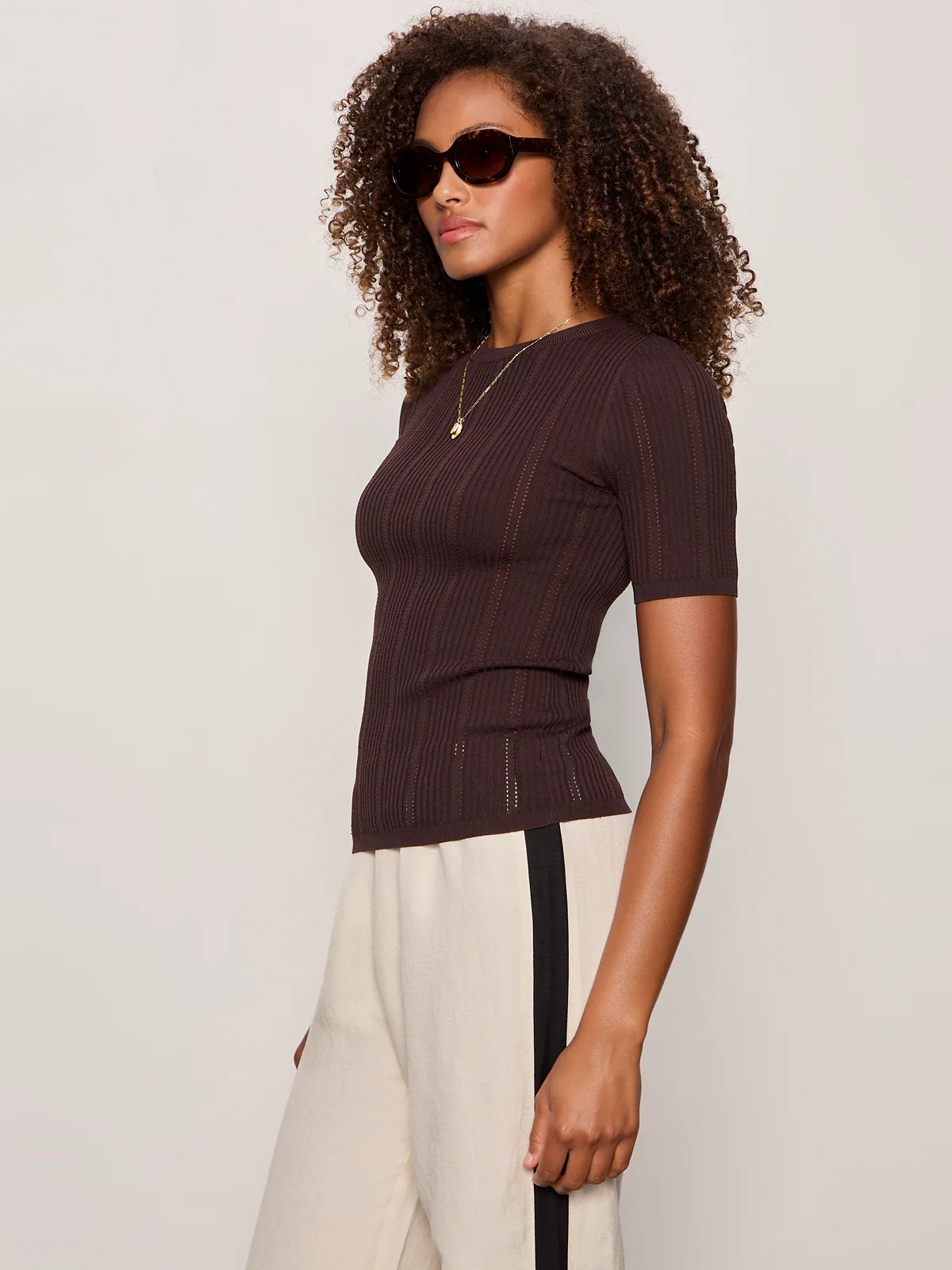 Perfect Knitwear Tee Rich Soil - Image 3