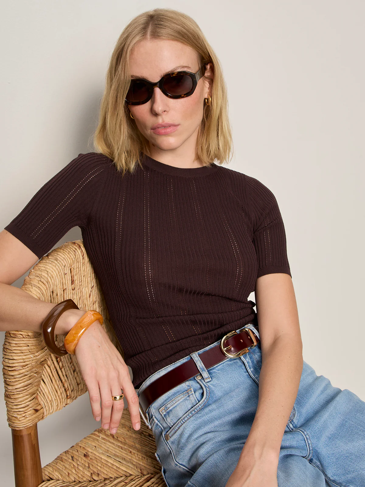 Perfect Knitwear Tee Rich Soil - Image 6