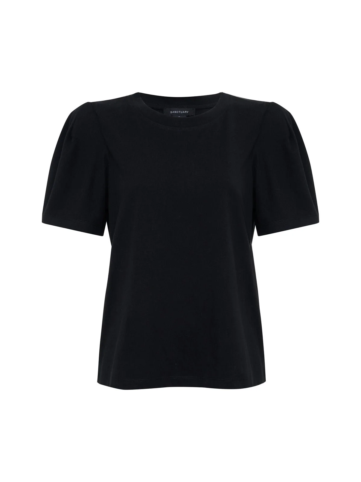 Pleated Tee Black - Image 7
