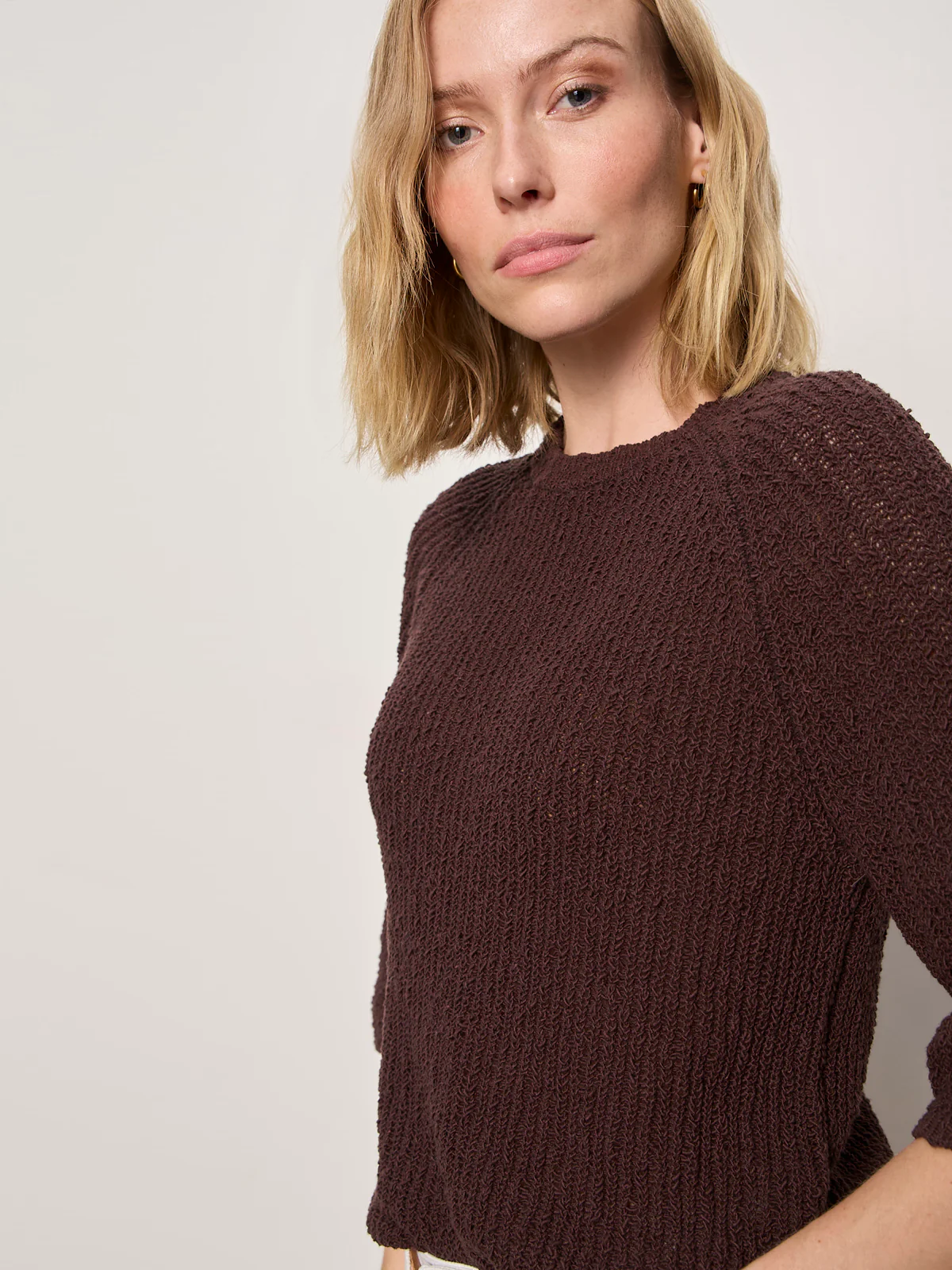 Raglan Sweater Tee Rich Soil - Image 4