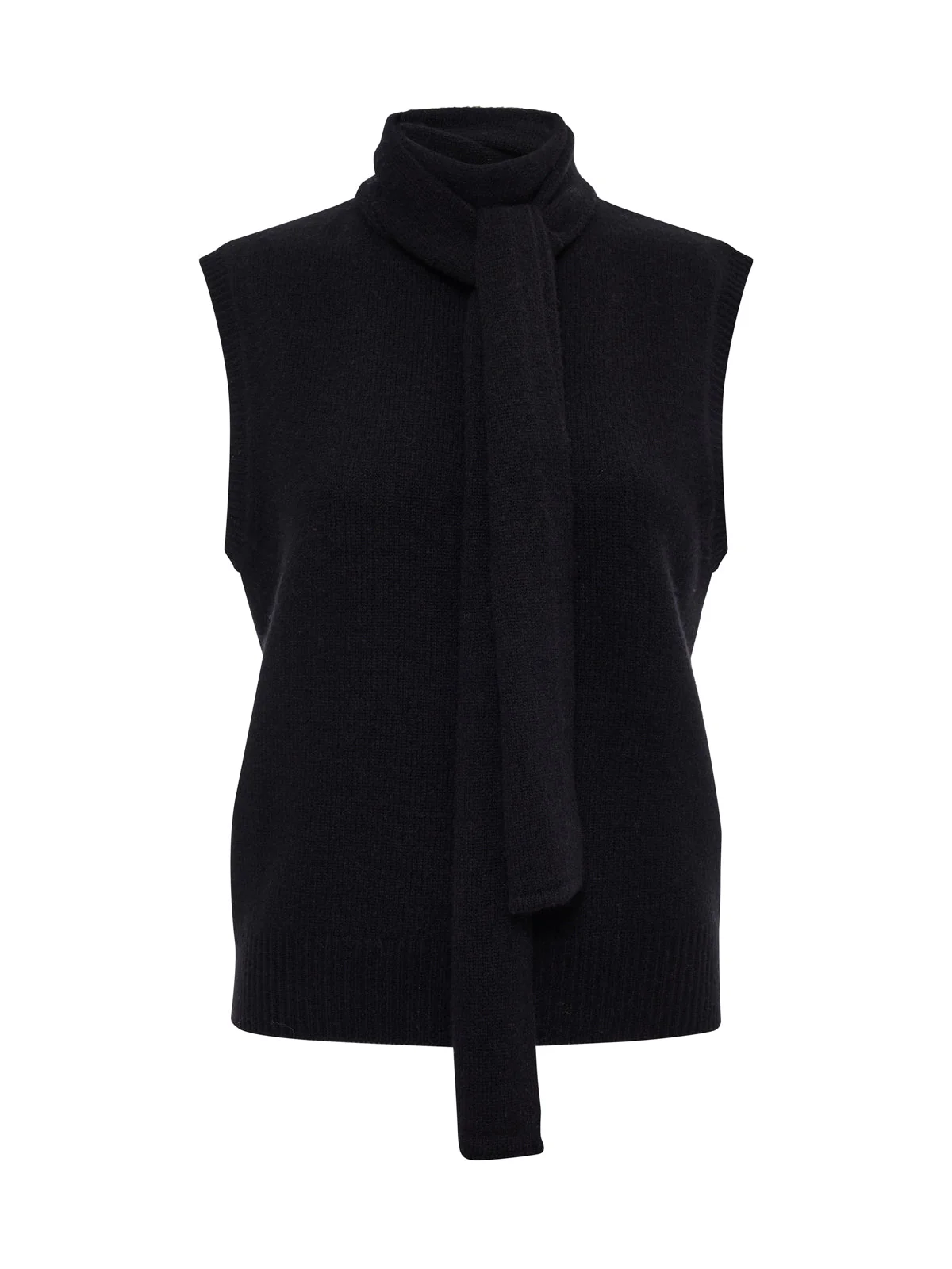 Scarf Sweater Shell Black - Image 6
