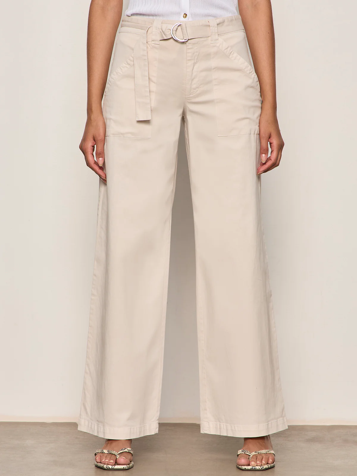 Soft Polished Wide Leg Pant Summer Sand