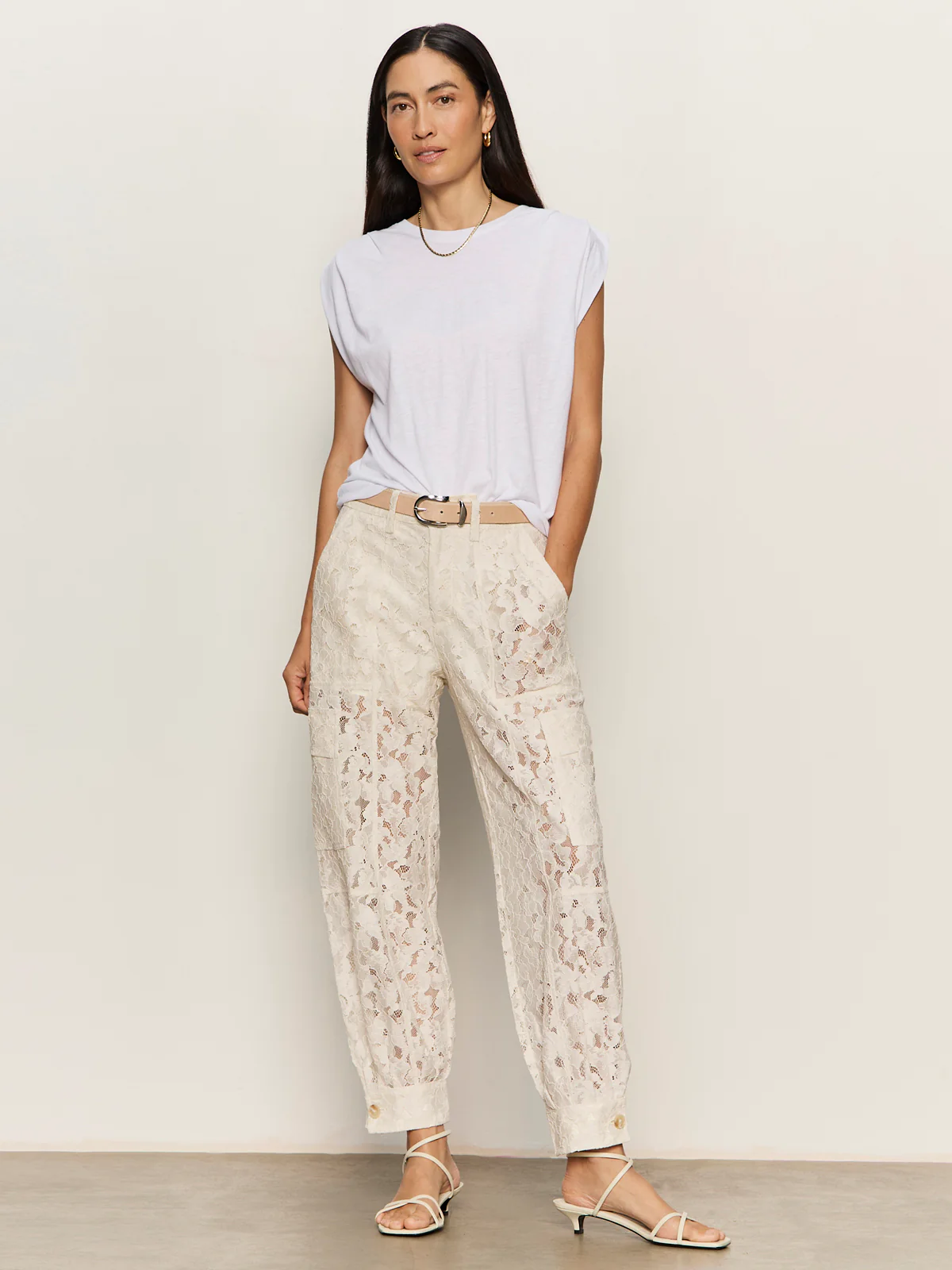 Soft Volume Lace Pant Collagen - Image 7