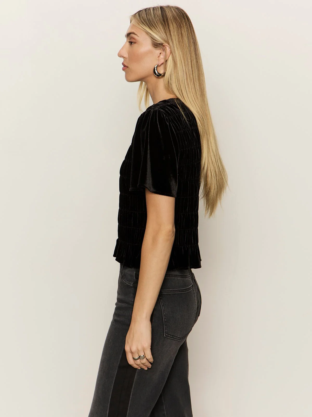 We Belong Together Velvet Top Black - Image 3