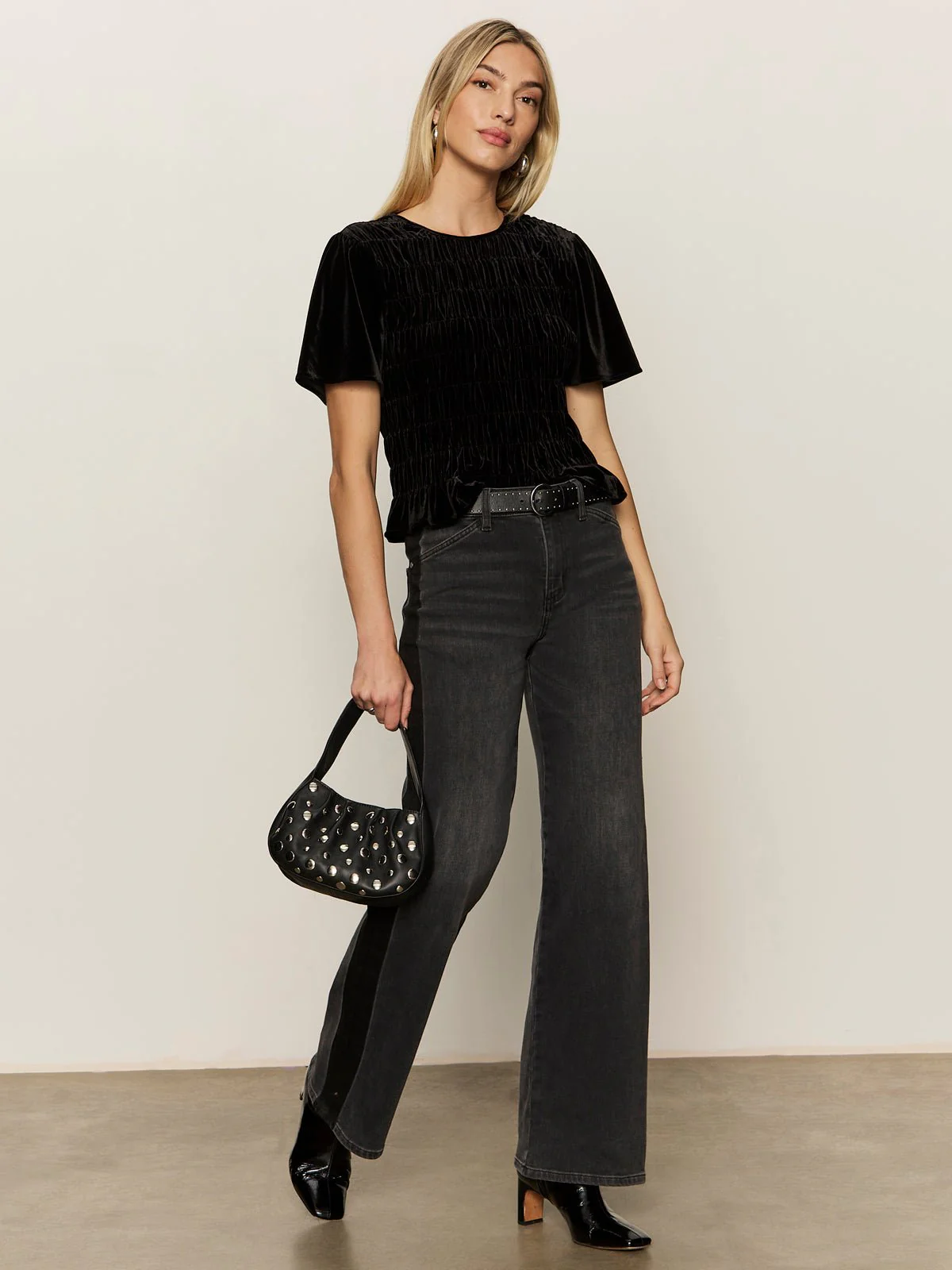 We Belong Together Velvet Top Black - Image 5